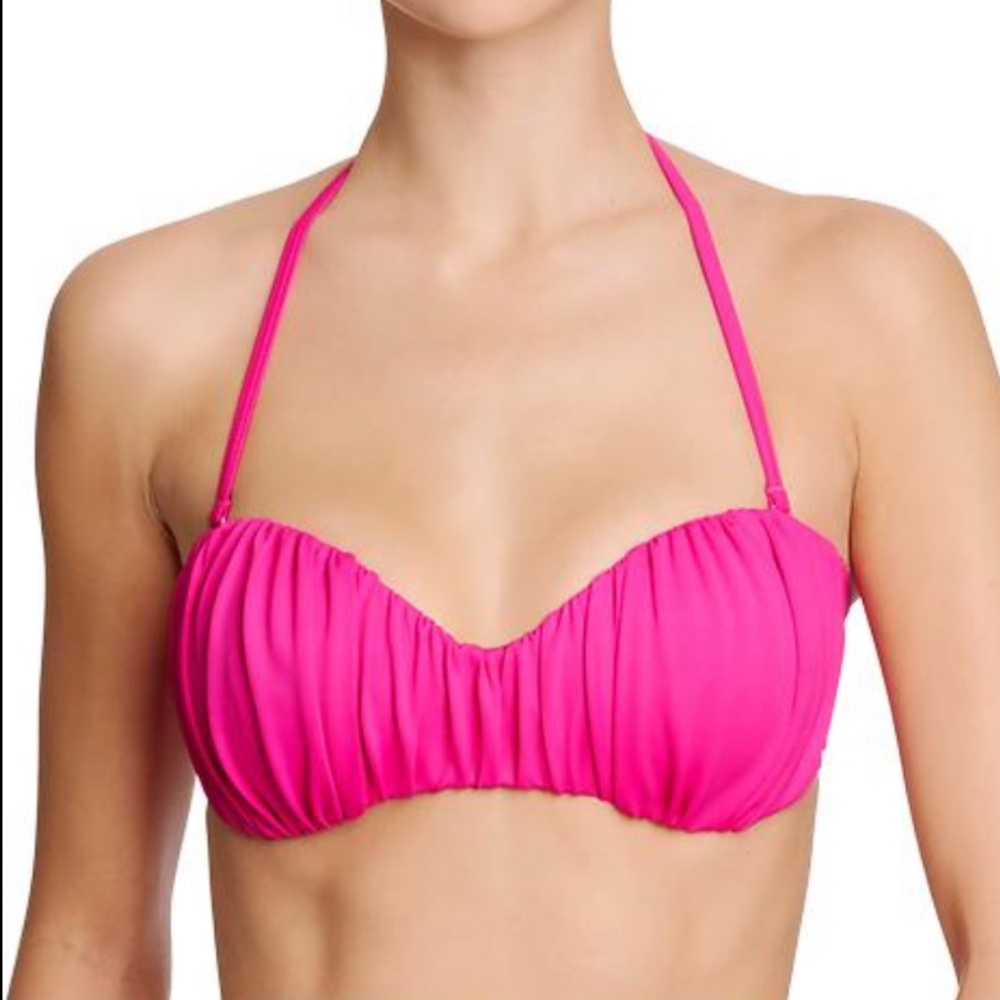 Old Navy Hot Pink Bathing Suit Top Size Large
